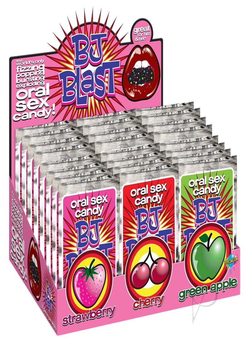 BJ Blast oral sex candy assorted display